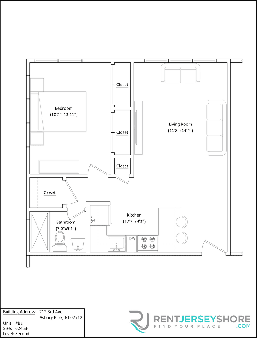 Asbury Park Apartment: 212 3rd Ave