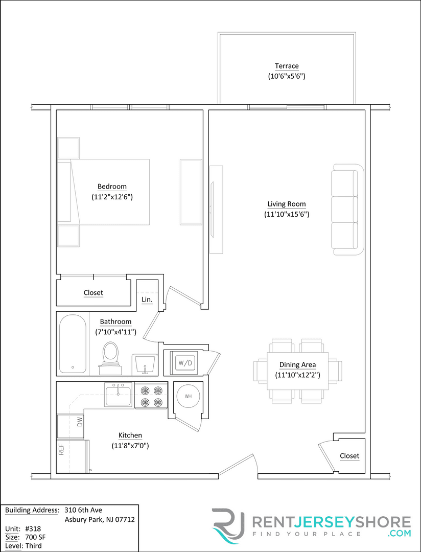Asbury Park Apartment: 310 6th Ave