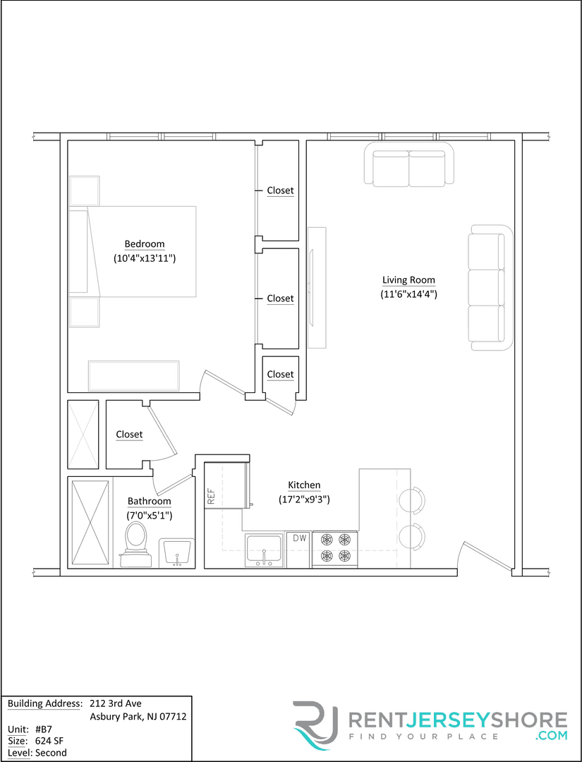 Asbury Park Apartment: 212 3rd Ave