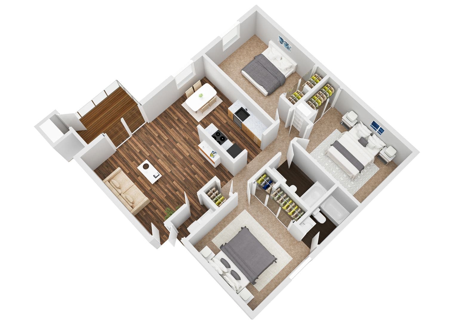 Indianapolis Apartment: 5810 Sebring Drive