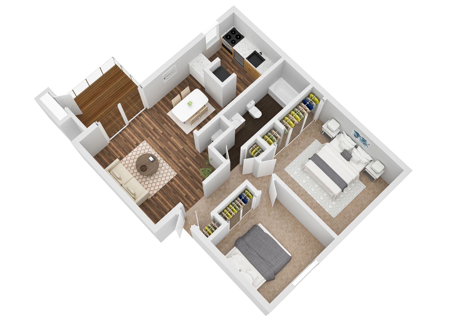 Indianapolis Apartment: 5810 Sebring Drive