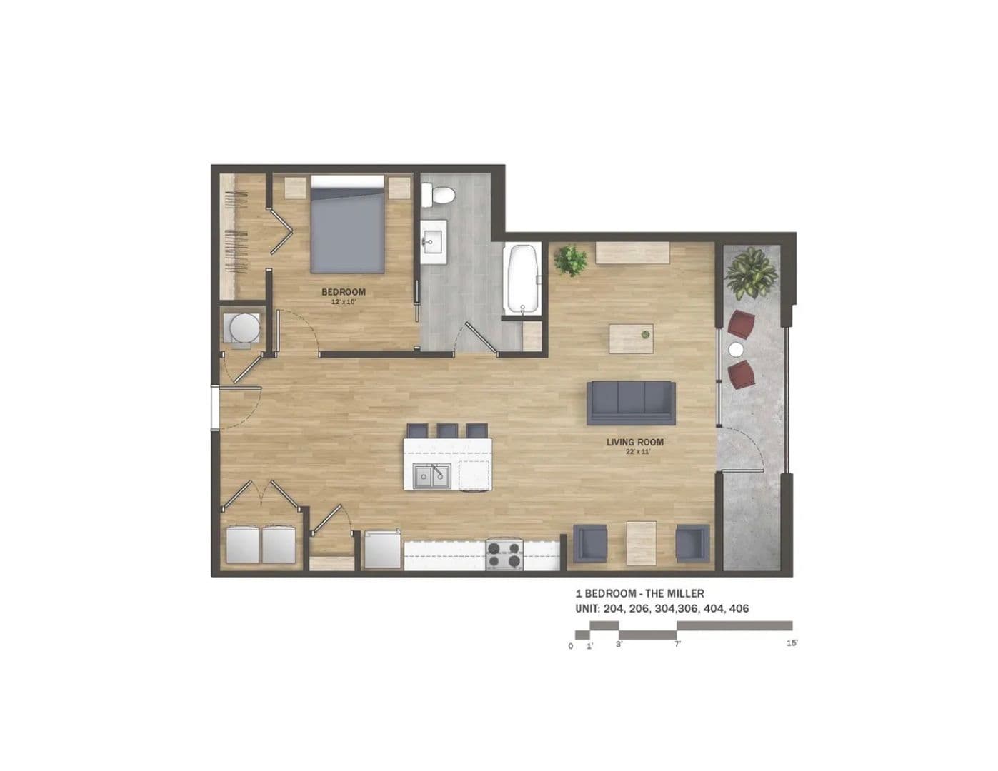 Cary Apartment: 400 E Chatham Street