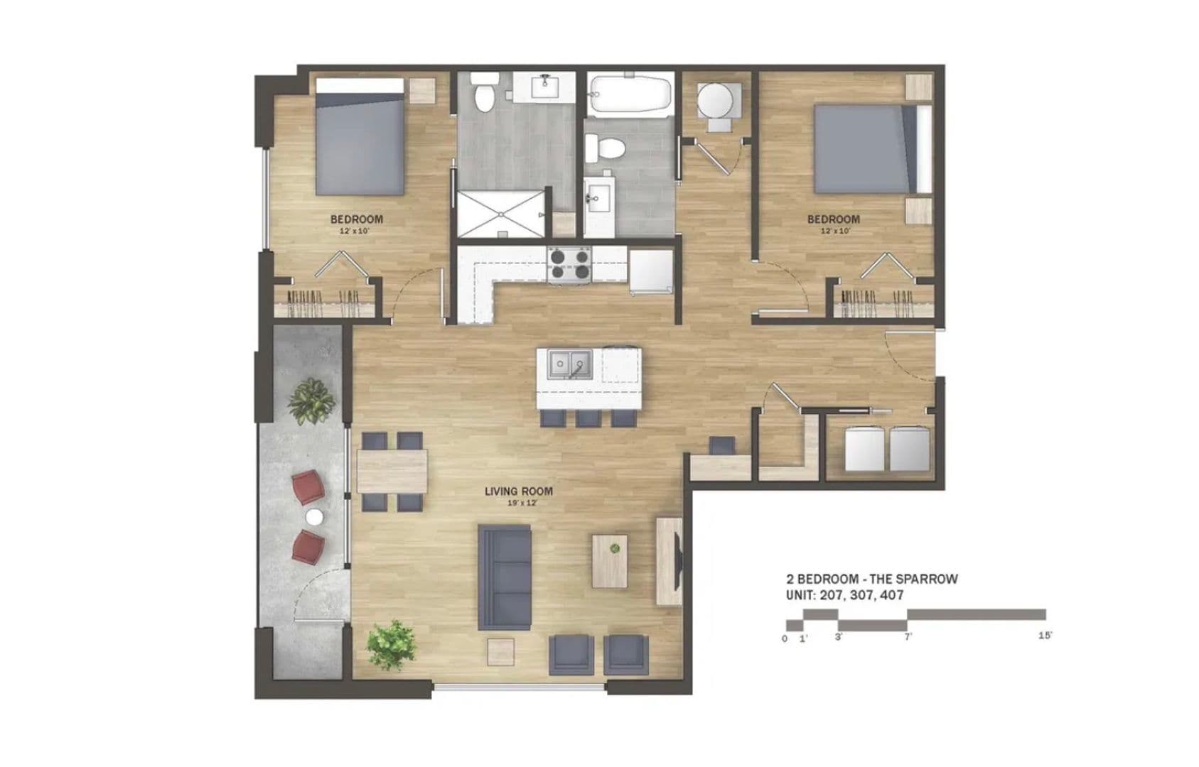 Cary Apartment: 400 E Chatham Street