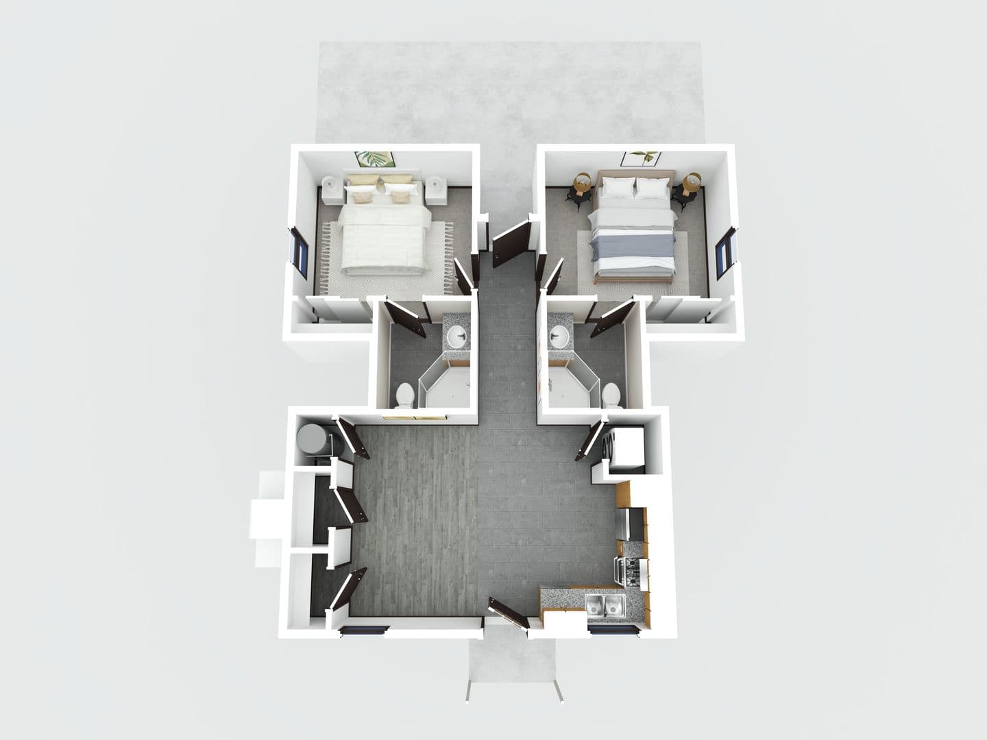Orange Apartment: 468-470 North Olive St.