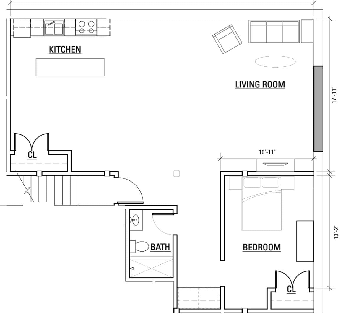 Petersburg Apartment: 219 E Bank St - Apt 202