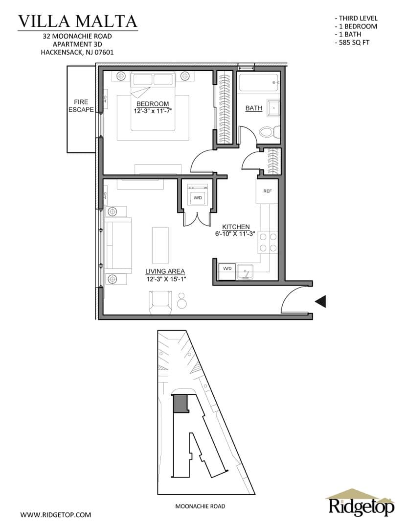 Hackensack Apartment: 30-34 Moonachie Rd