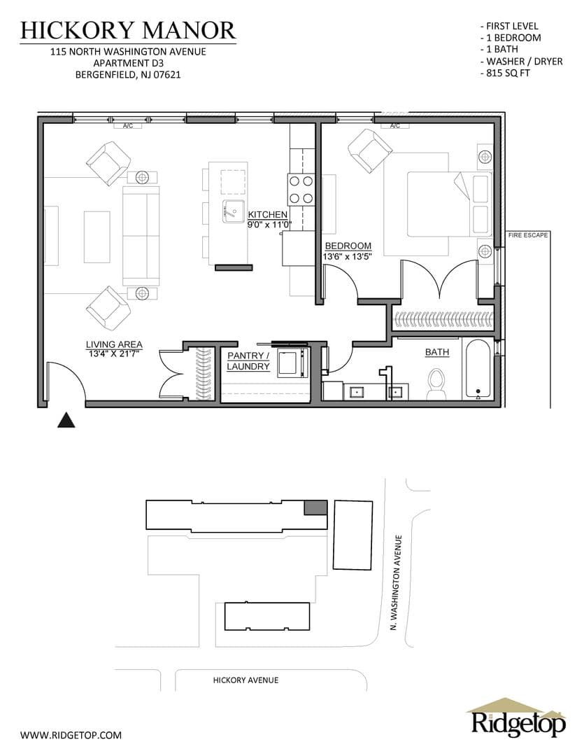 Bergenfield Apartment: 16 Hickory Avenue