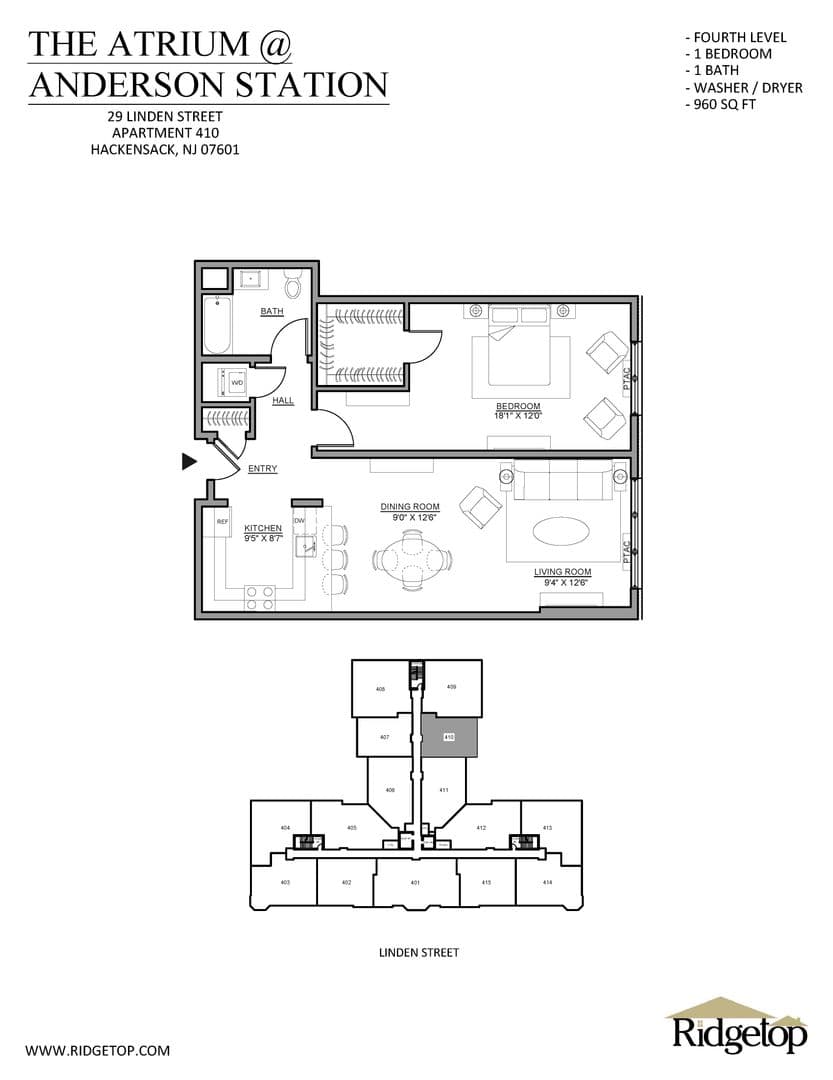 Hackensack Apartment: 29 Linden Street