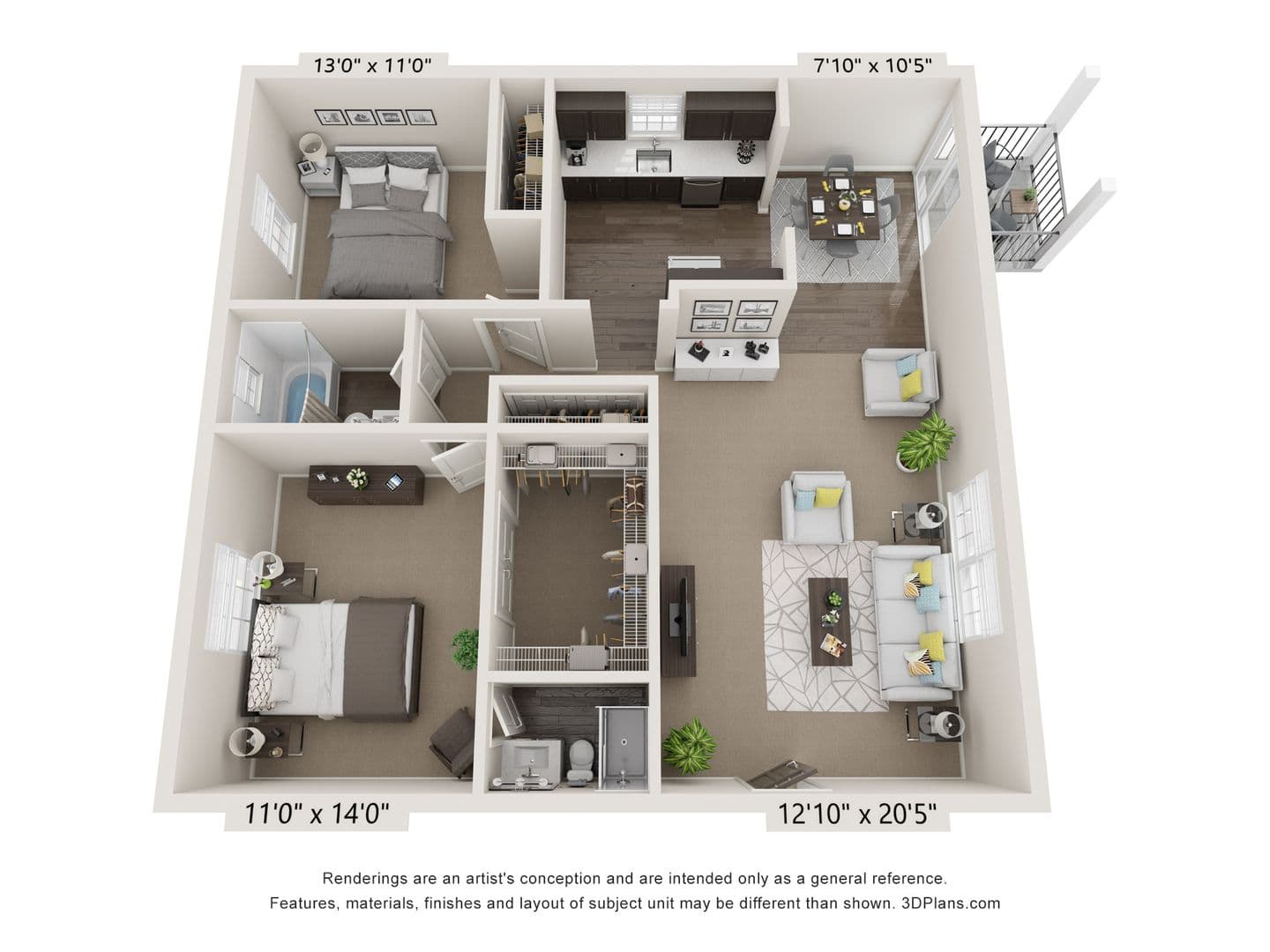 Grand Island Apartment: 2255 Center Terrace