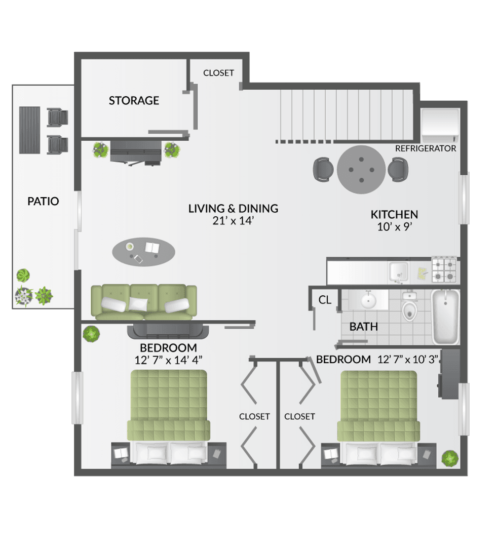 Glenshaw Apartment: 629 Glen Malcolm Dr