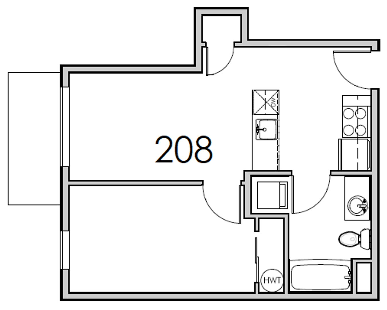 Portland Apartment: 8417 SW 24th Ave