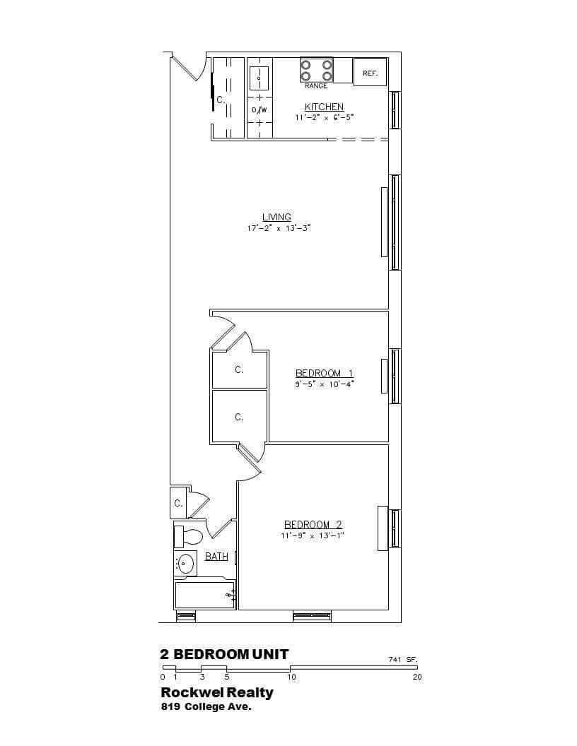 Pittsburgh Apartment: 819 College Avenue