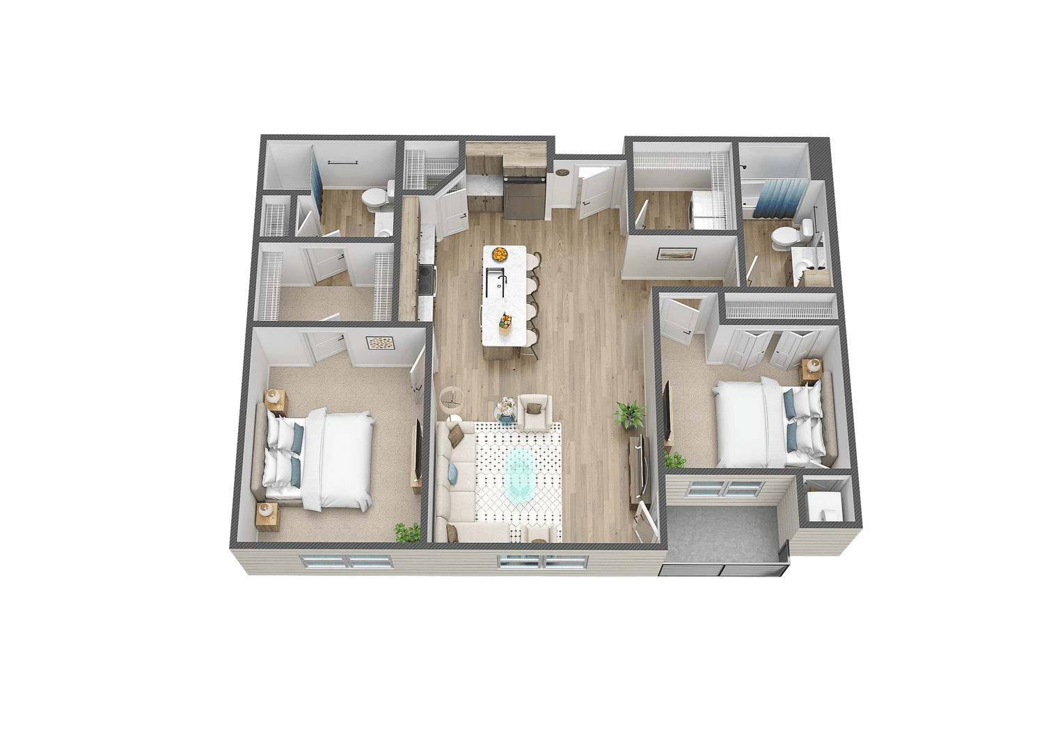 Fargo Apartment: 4400/ 4420 Calico Dr S