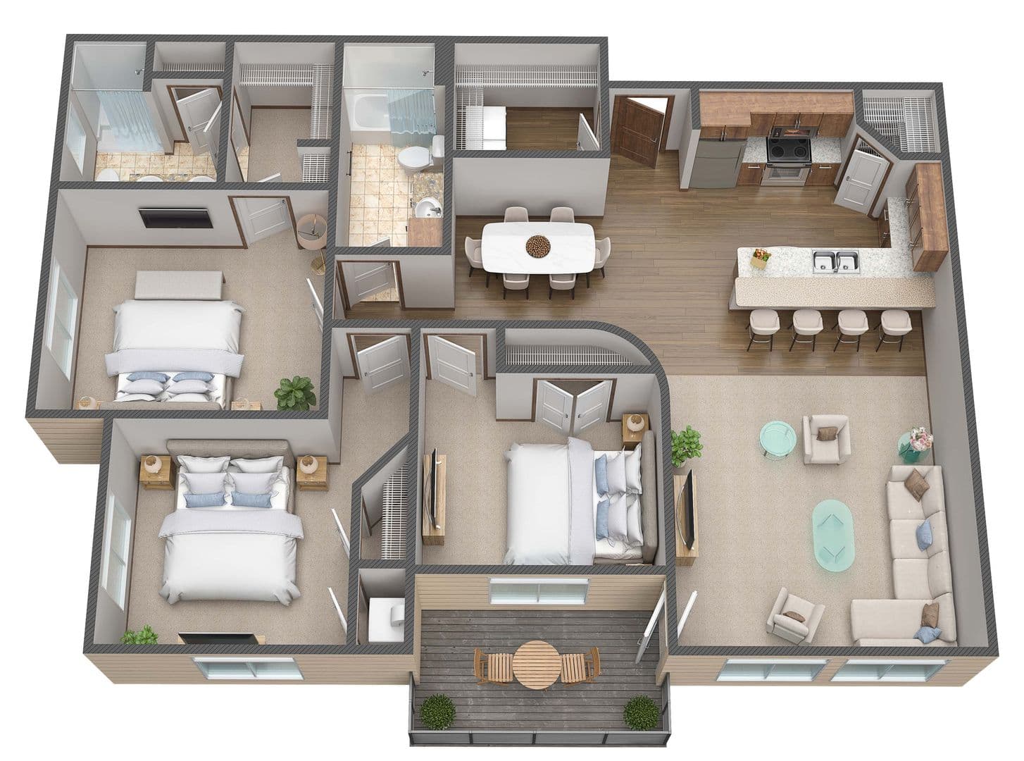 Fargo Apartment: 4400/ 4420 Calico Dr S