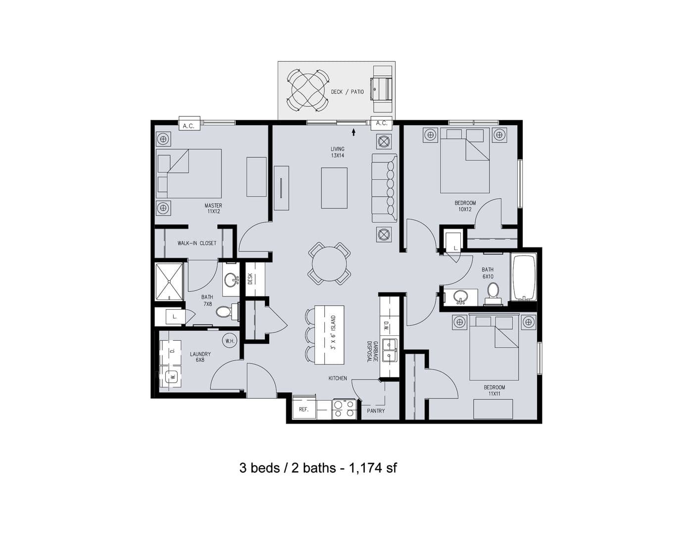 Dickinson Apartment: 4461 12th St W