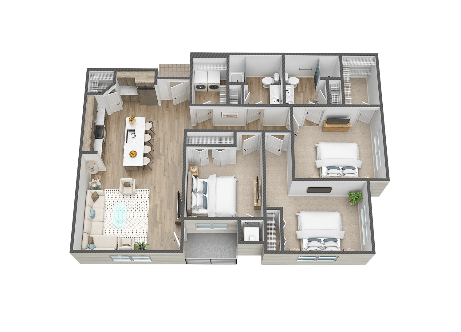Fargo Apartment: 4400/ 4420 Calico Dr S