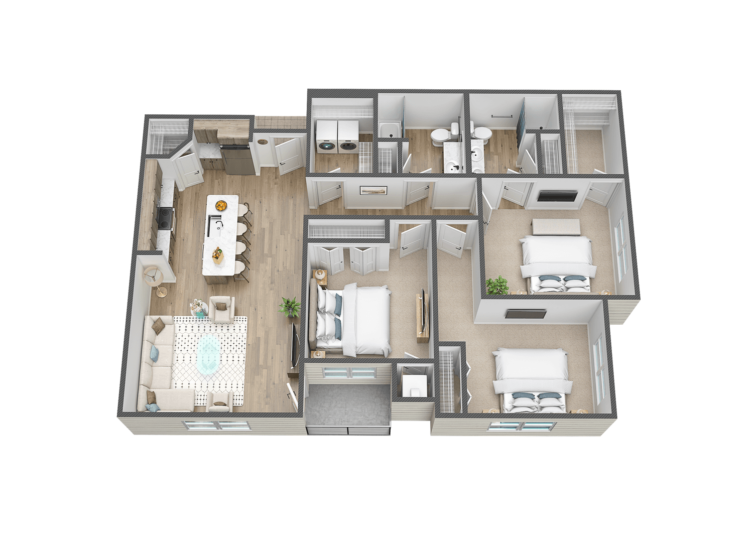 Fargo Apartment: 4400/ 4420 Calico Dr S