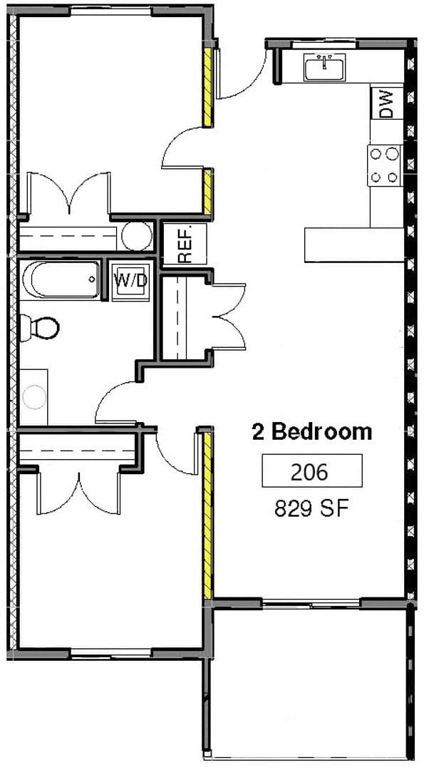 Bellingham Apartment: 515 Telegraph