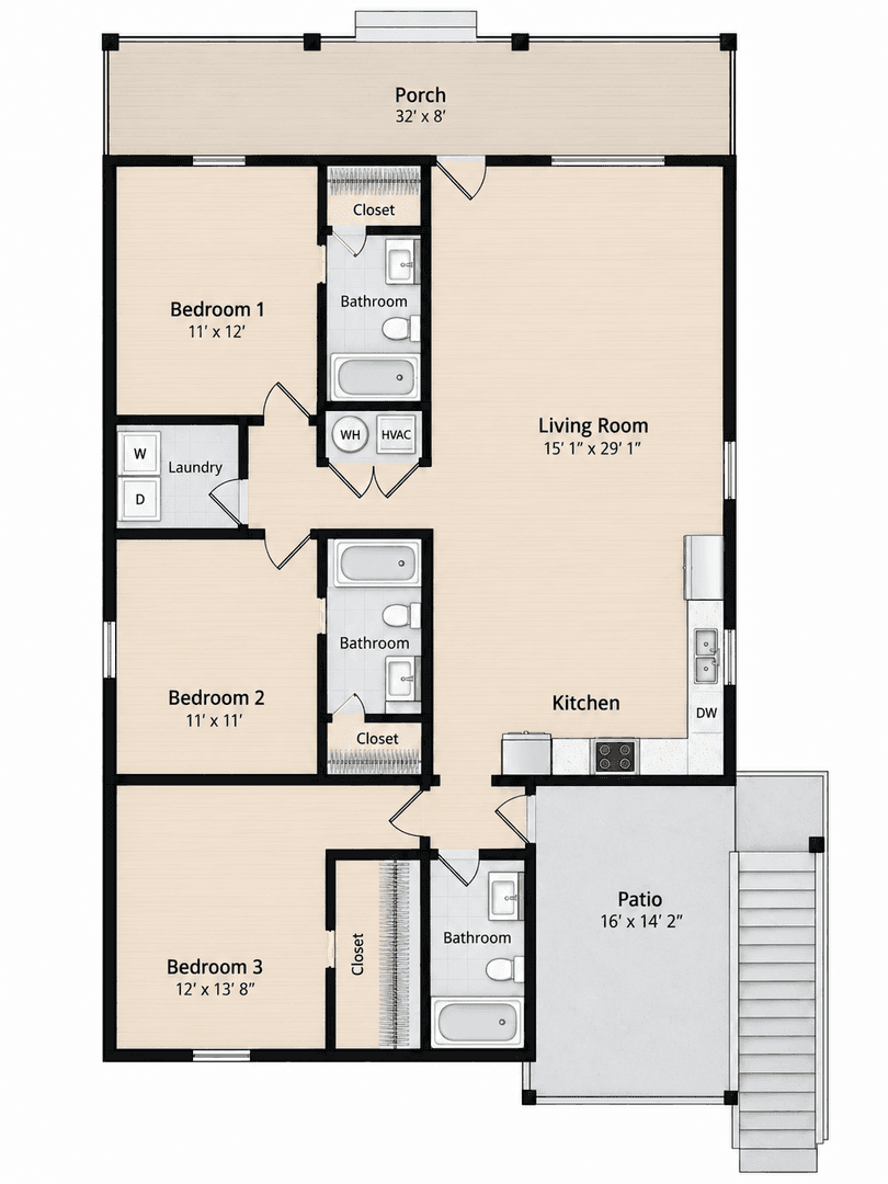 Springfield Apartment: 717 S Grant ave