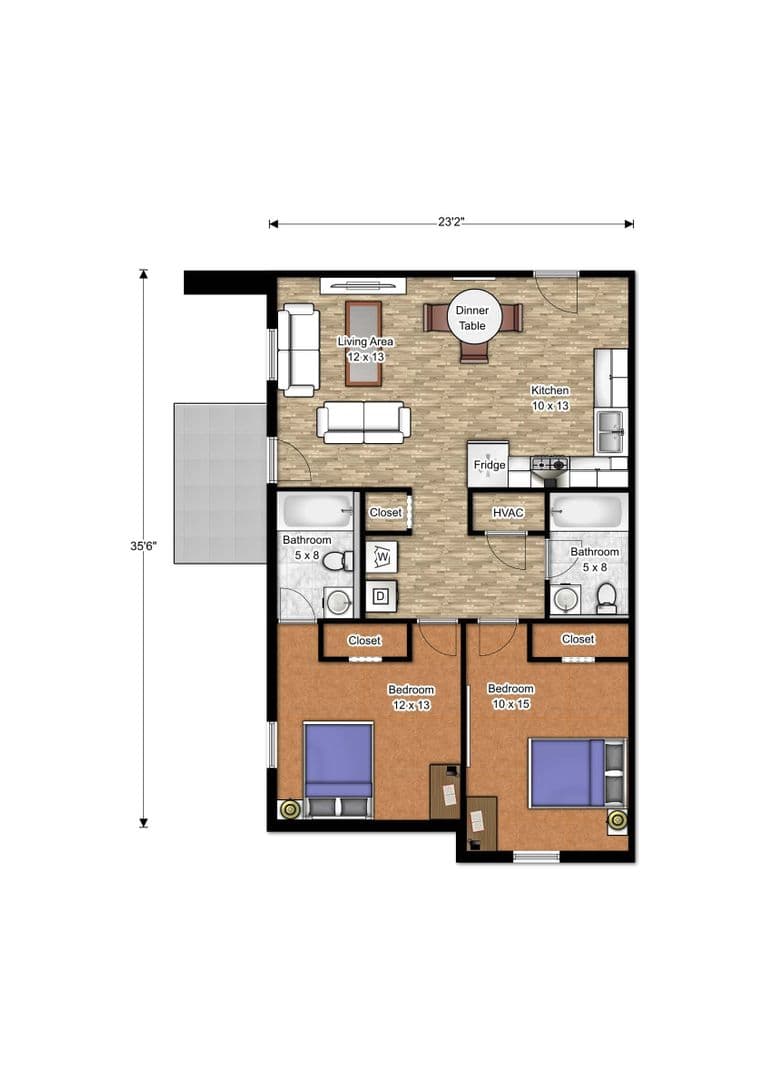 Springfield Apartment: 600 E Harrison