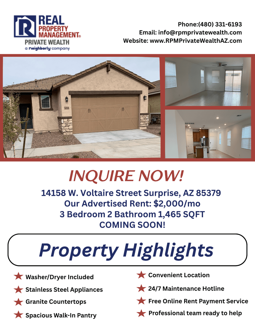 Surprise House: 14158 W. Voltaire Street