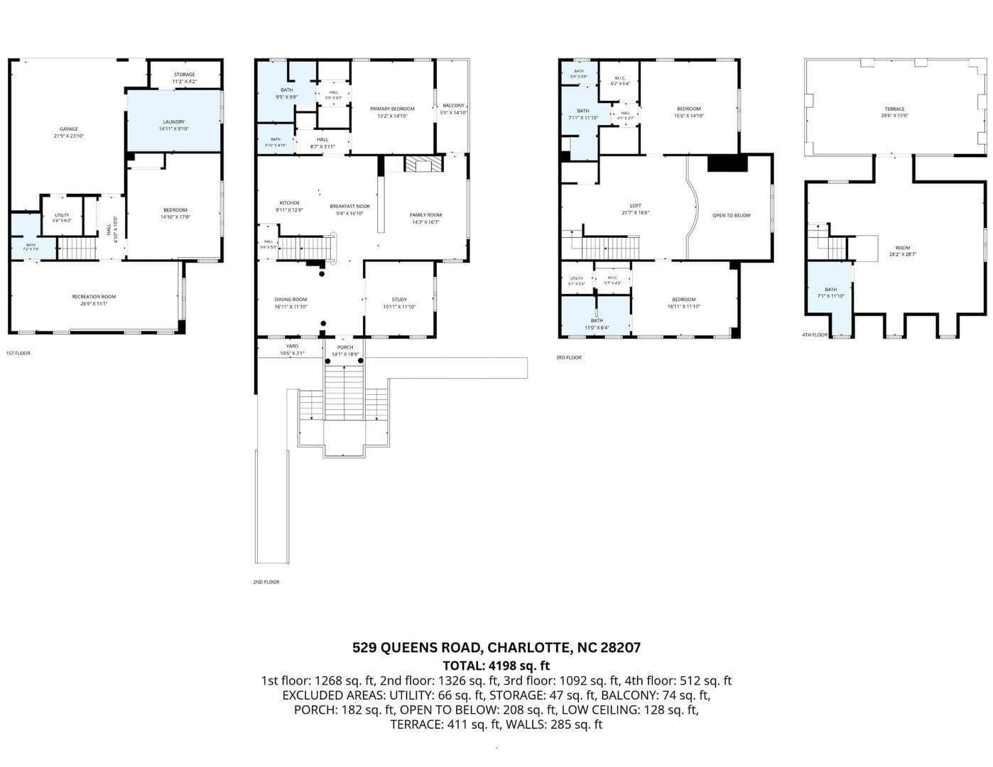 Charlotte Townhome: 529 Queens Road