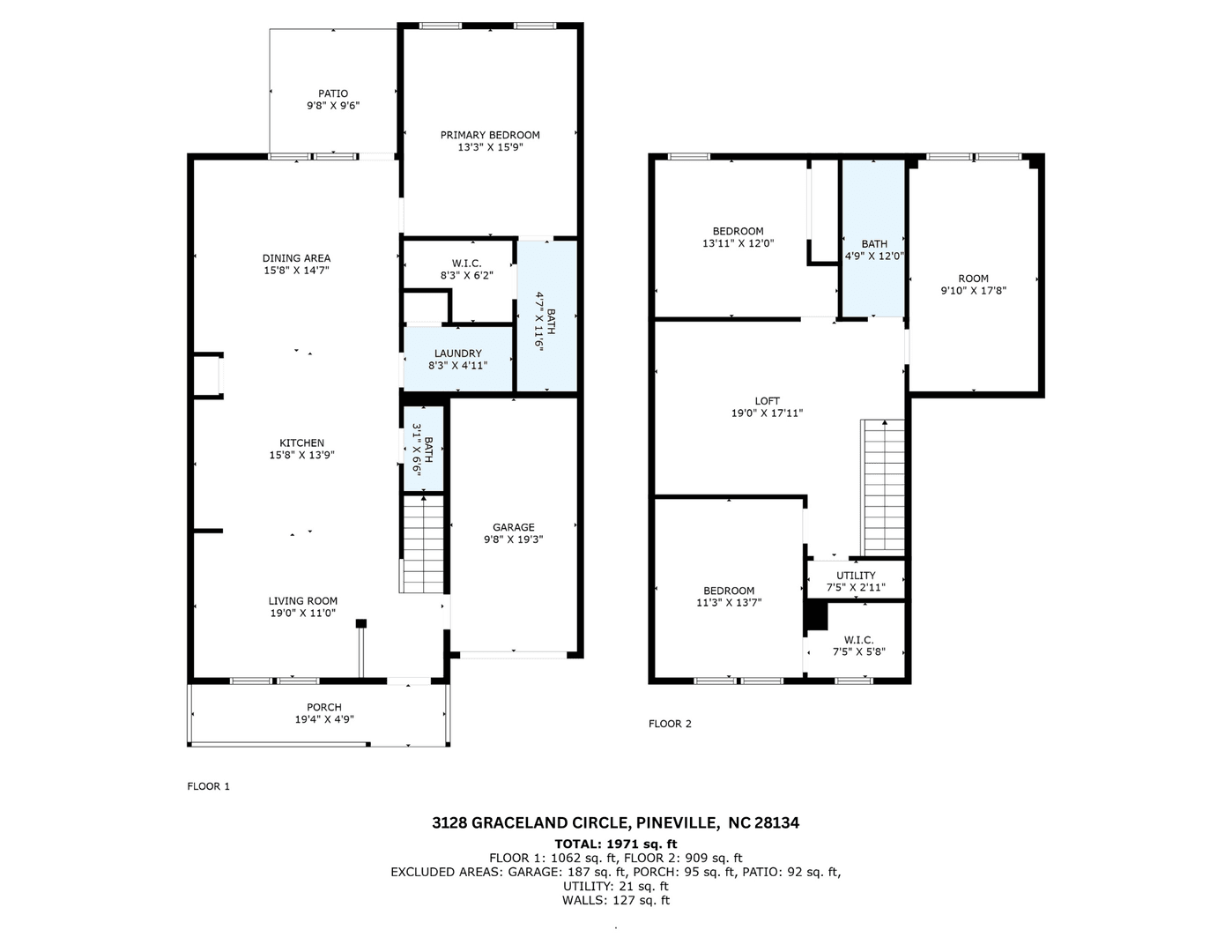 Pineville House: 3128 Graceland Circle