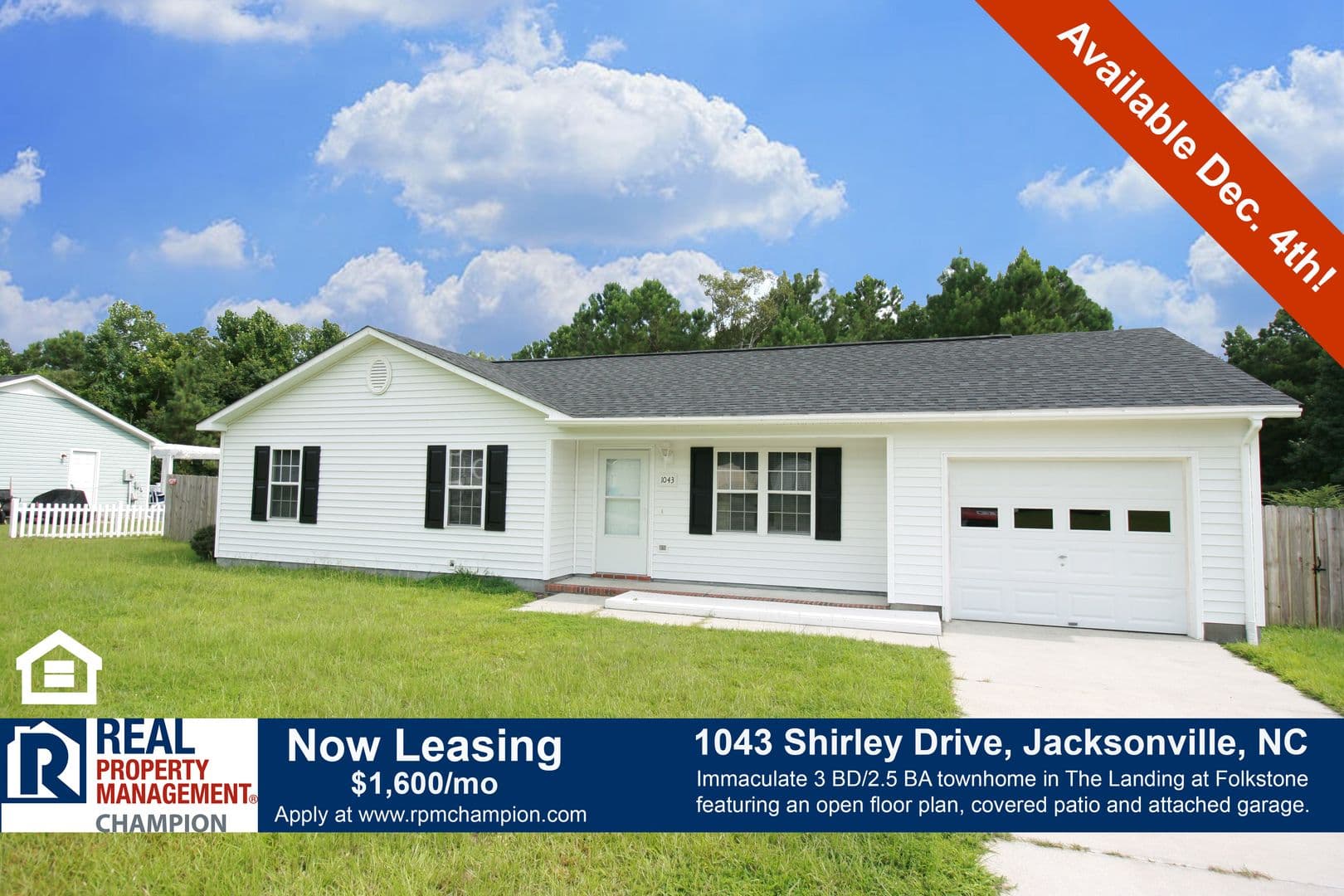 Jacksonville House: 1043 Shirley Drive