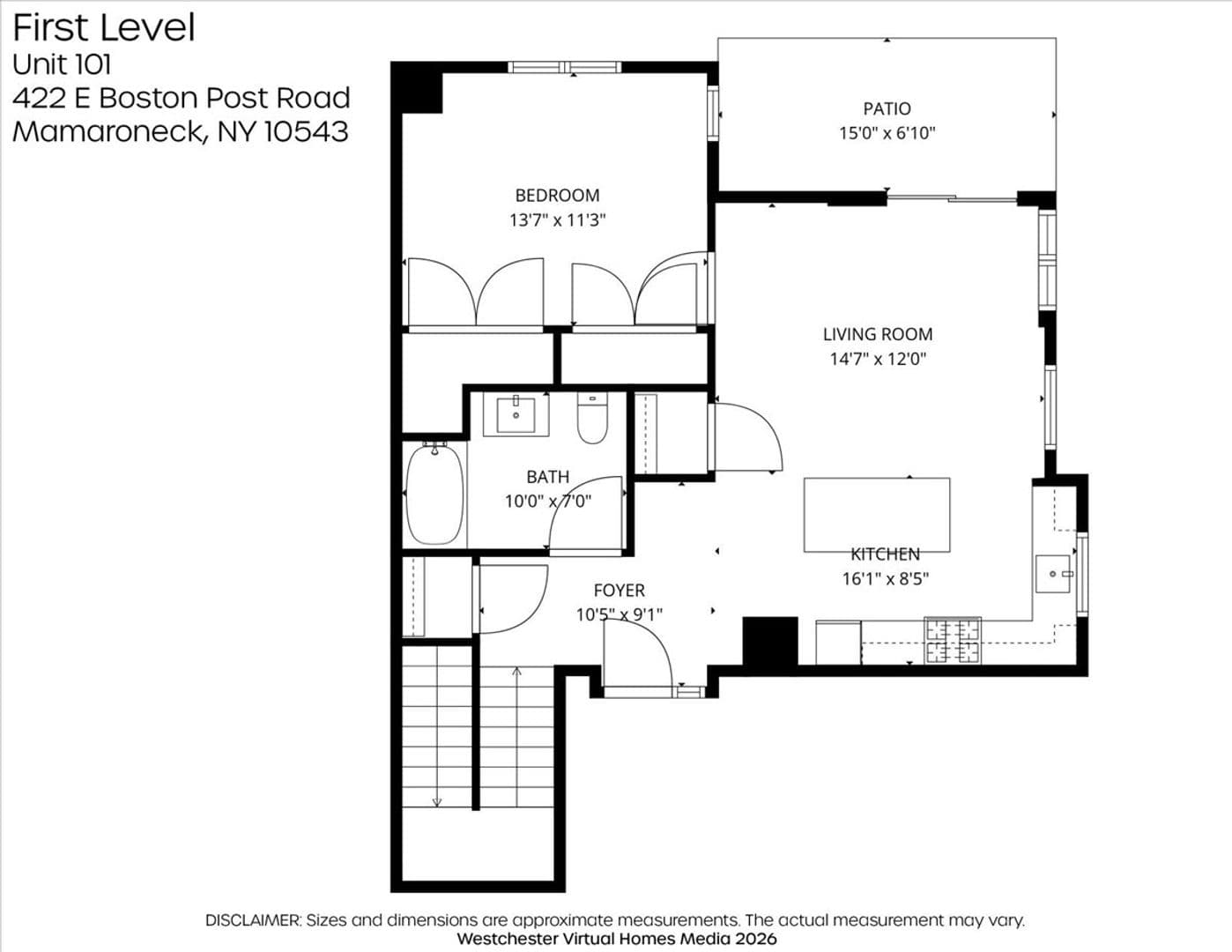 Mamaroneck Apartment: 422 E Boston Post Road