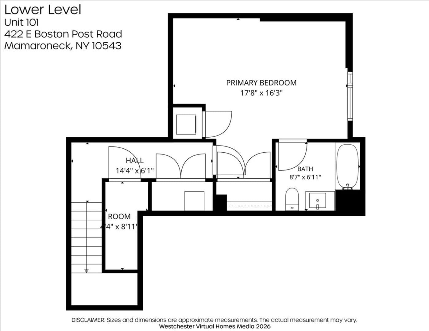 Mamaroneck Apartment: 422 E Boston Post Road