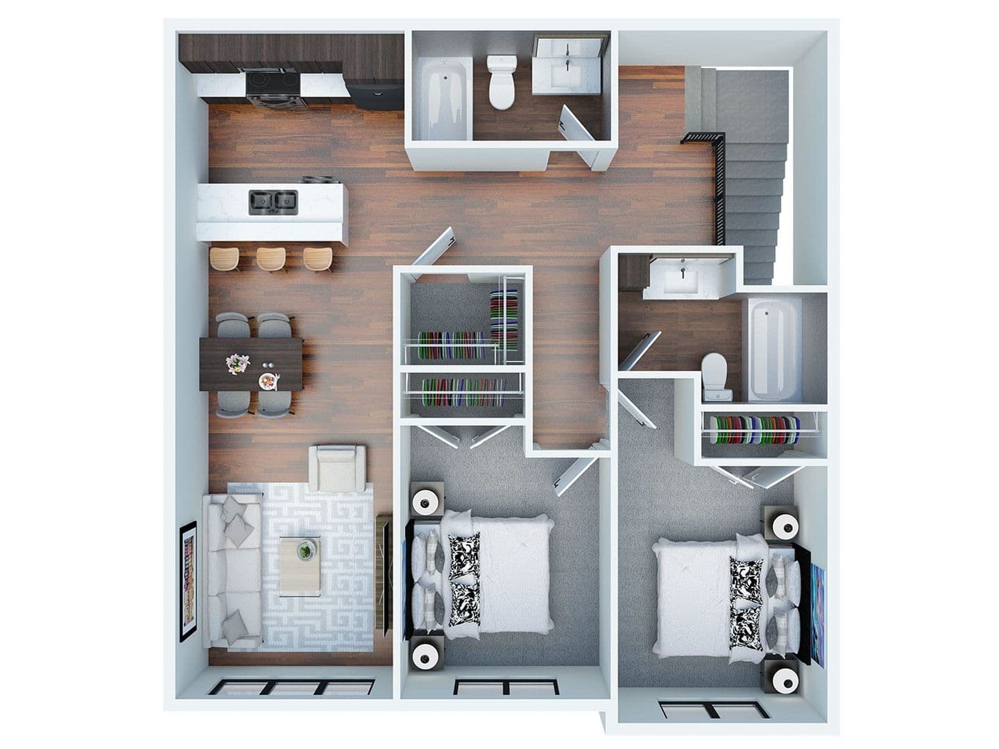 Spencer Apartment: 801 9th St. SW