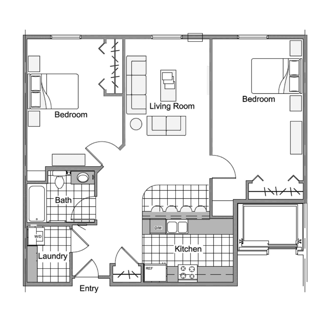 Spirit Lake Apartment: 4200 Sunner Ave.