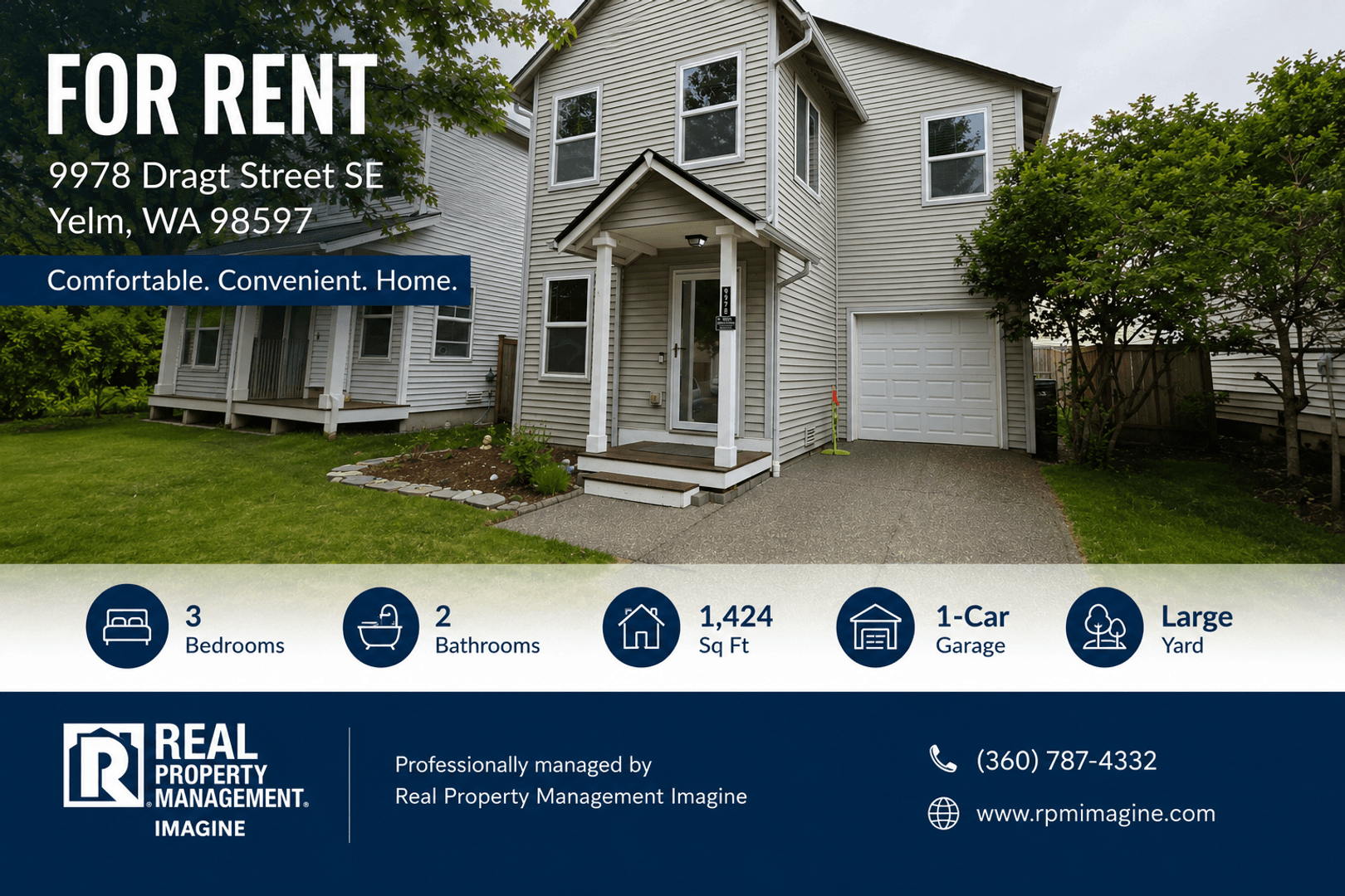Yelm House: 9978 Dragt Street SE