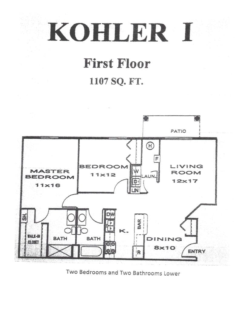 Sheboygan Apartment: 2114 2210 Meadowland Drive