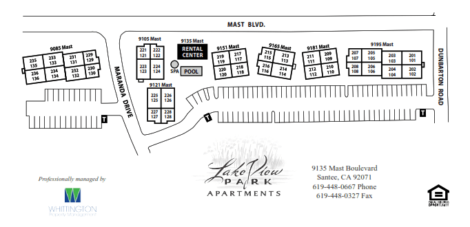 Santee Apartment: 9135 Mast Blvd.