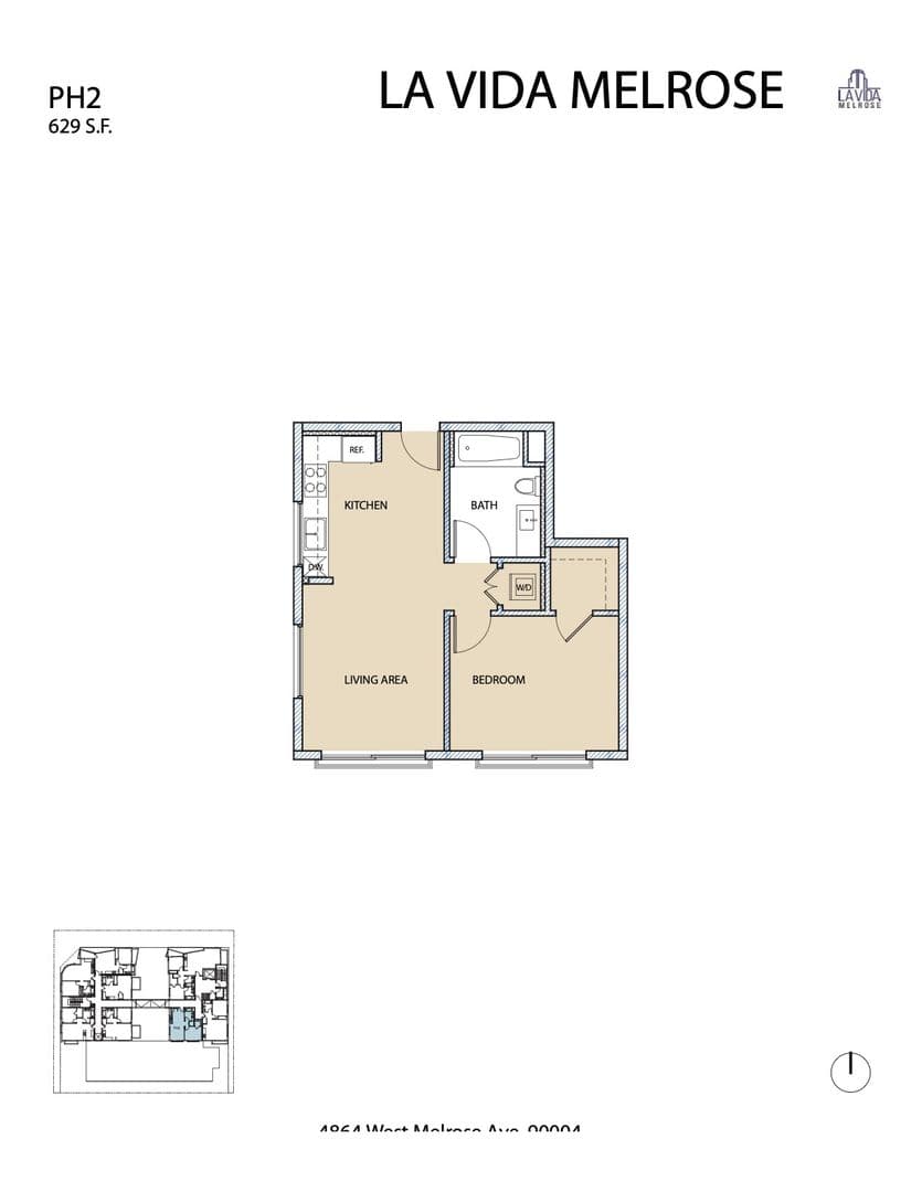 Los Angeles Apartment: 4864 Melrose Avenue