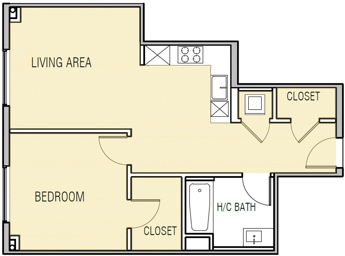 Los Angeles Apartment: 750 S Kingsley Drive