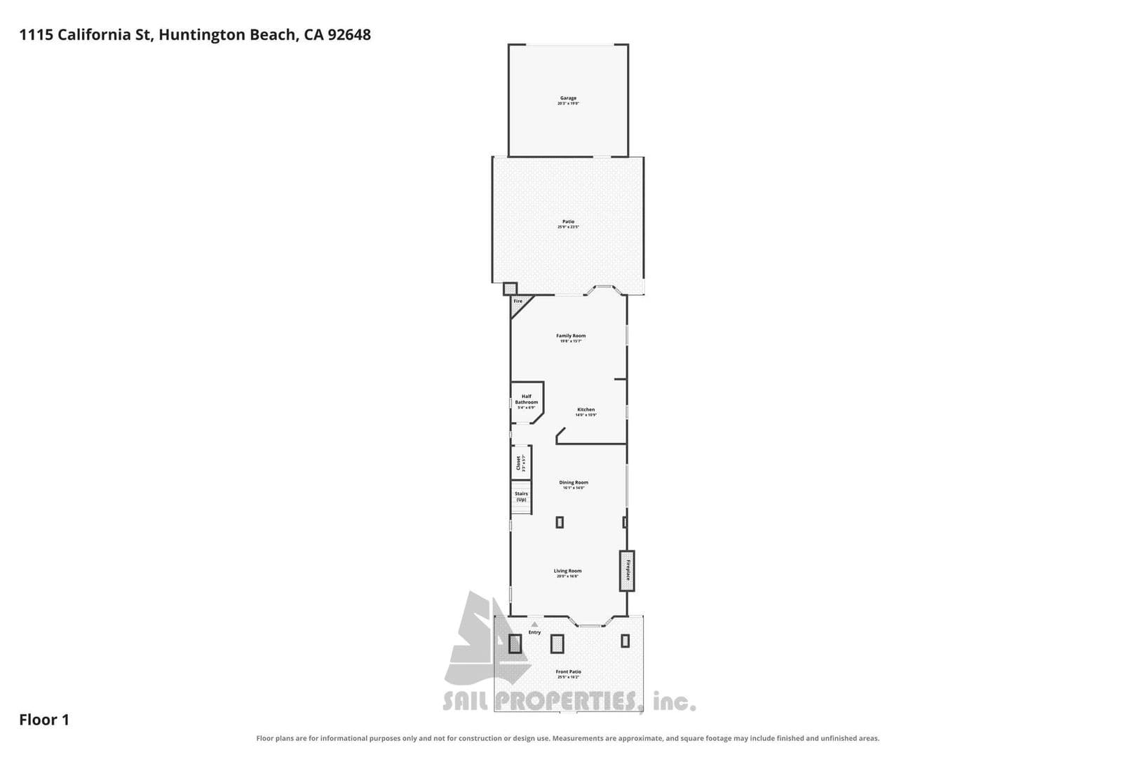Huntington Beach House: 1115 California Street