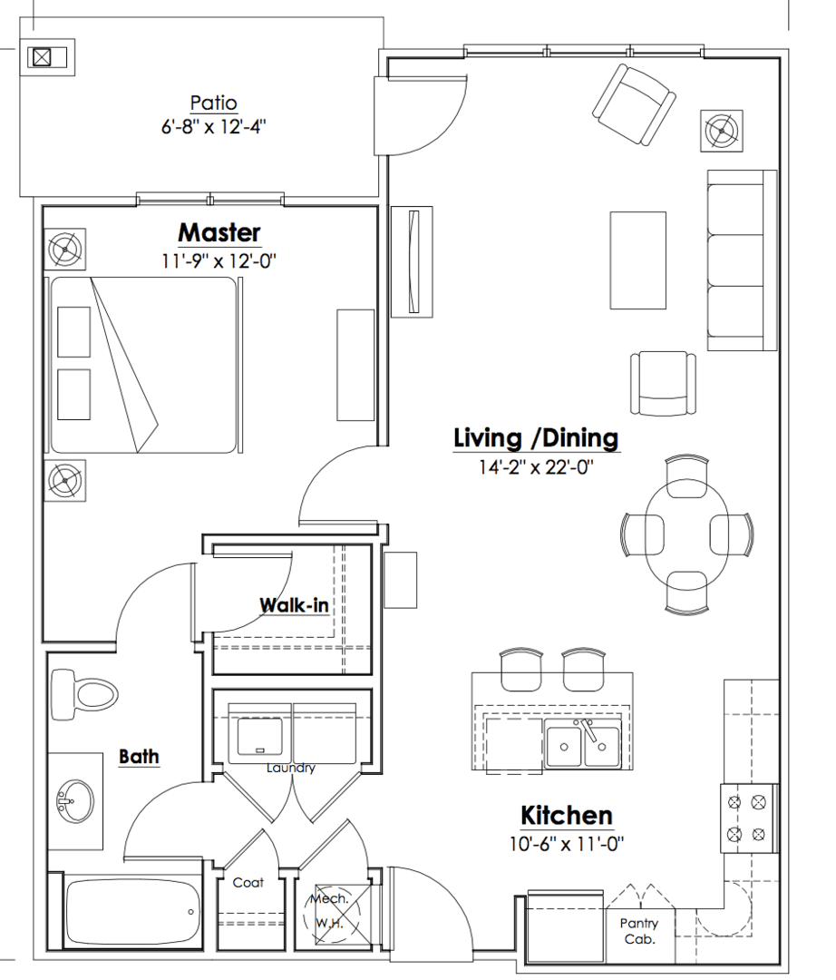 Raleigh Apartment: 6319 Fox Road