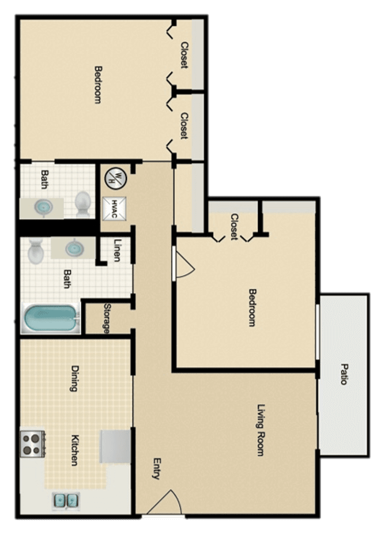 Jackson Apartment: 1585 Hollywood Dr