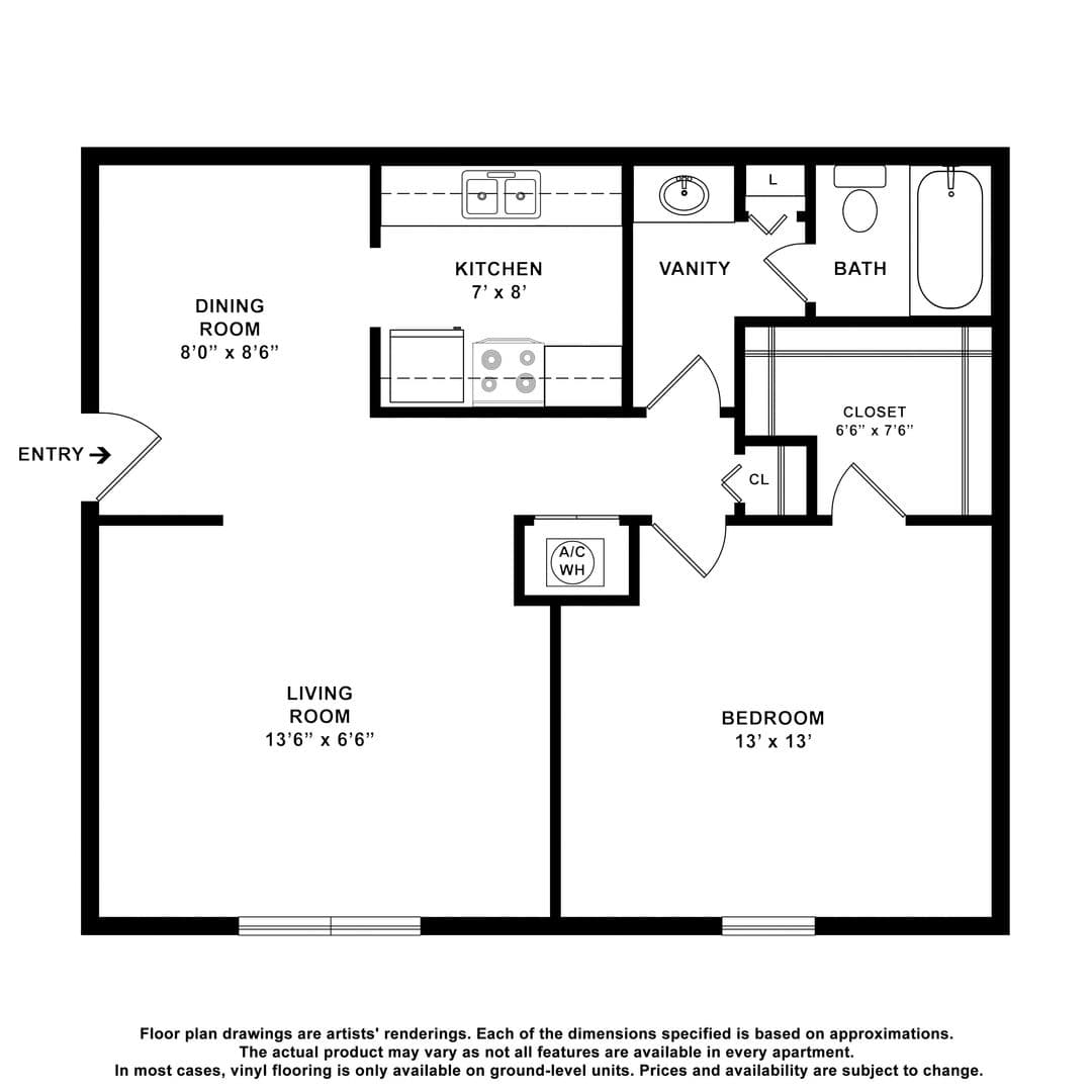 Madison Apartment: 1598 Crestview Dr.
