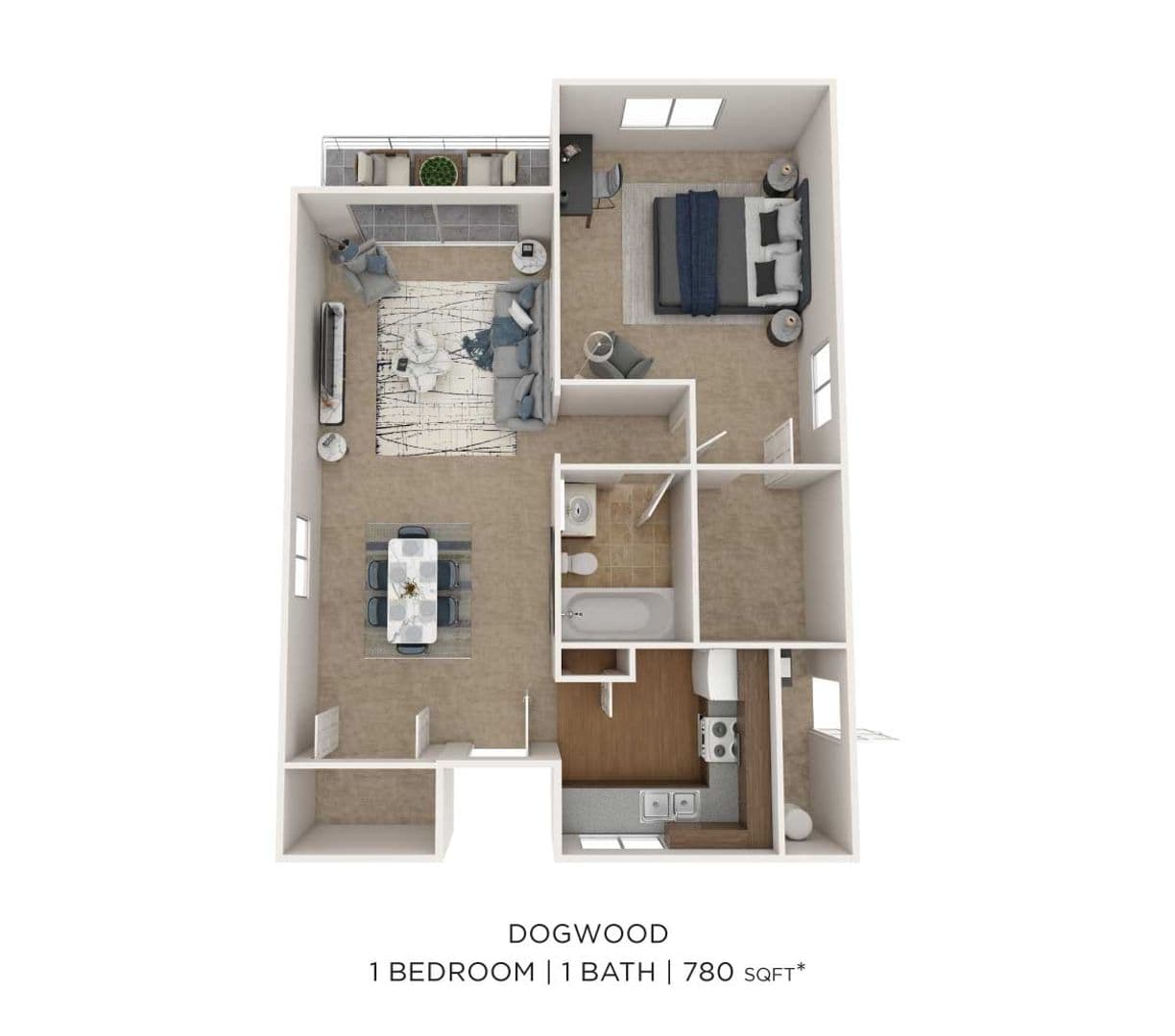 Macon Apartment: 3876 Northside Dr.
