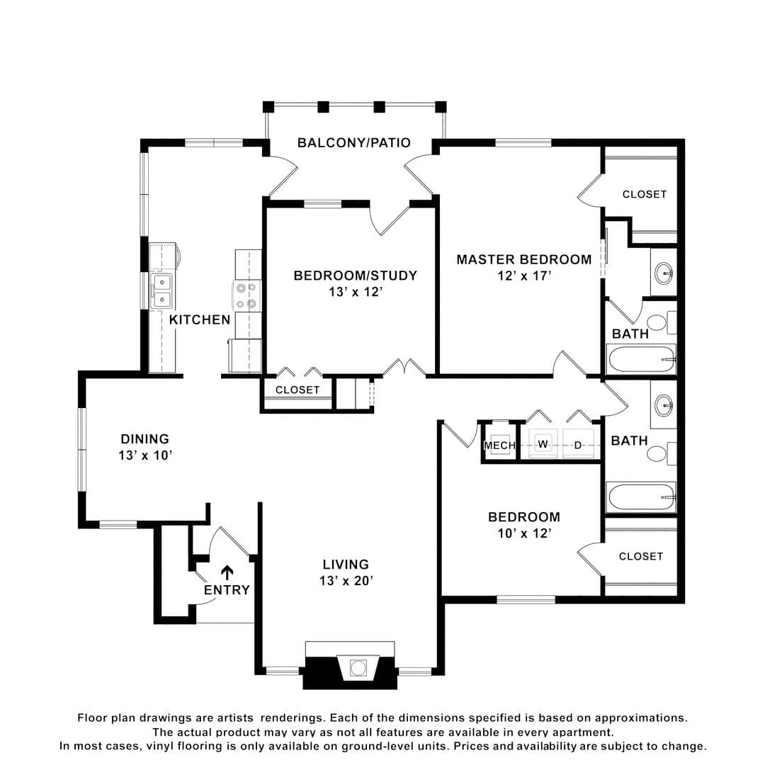 Montgomery Apartment: 1 Gatsby Drive