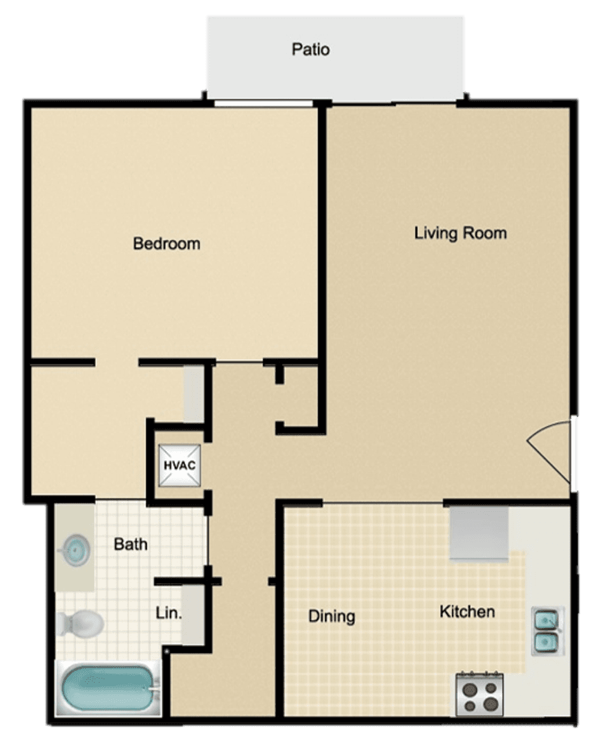 Jackson Apartment: 1585 Hollywood Dr