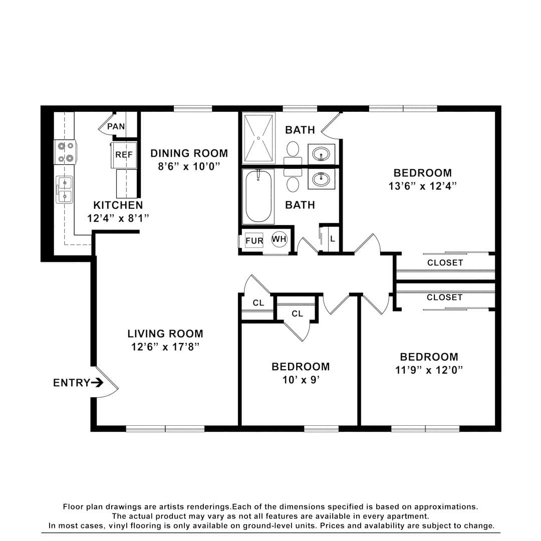 Rome Apartment: 1349 Redmond Circle