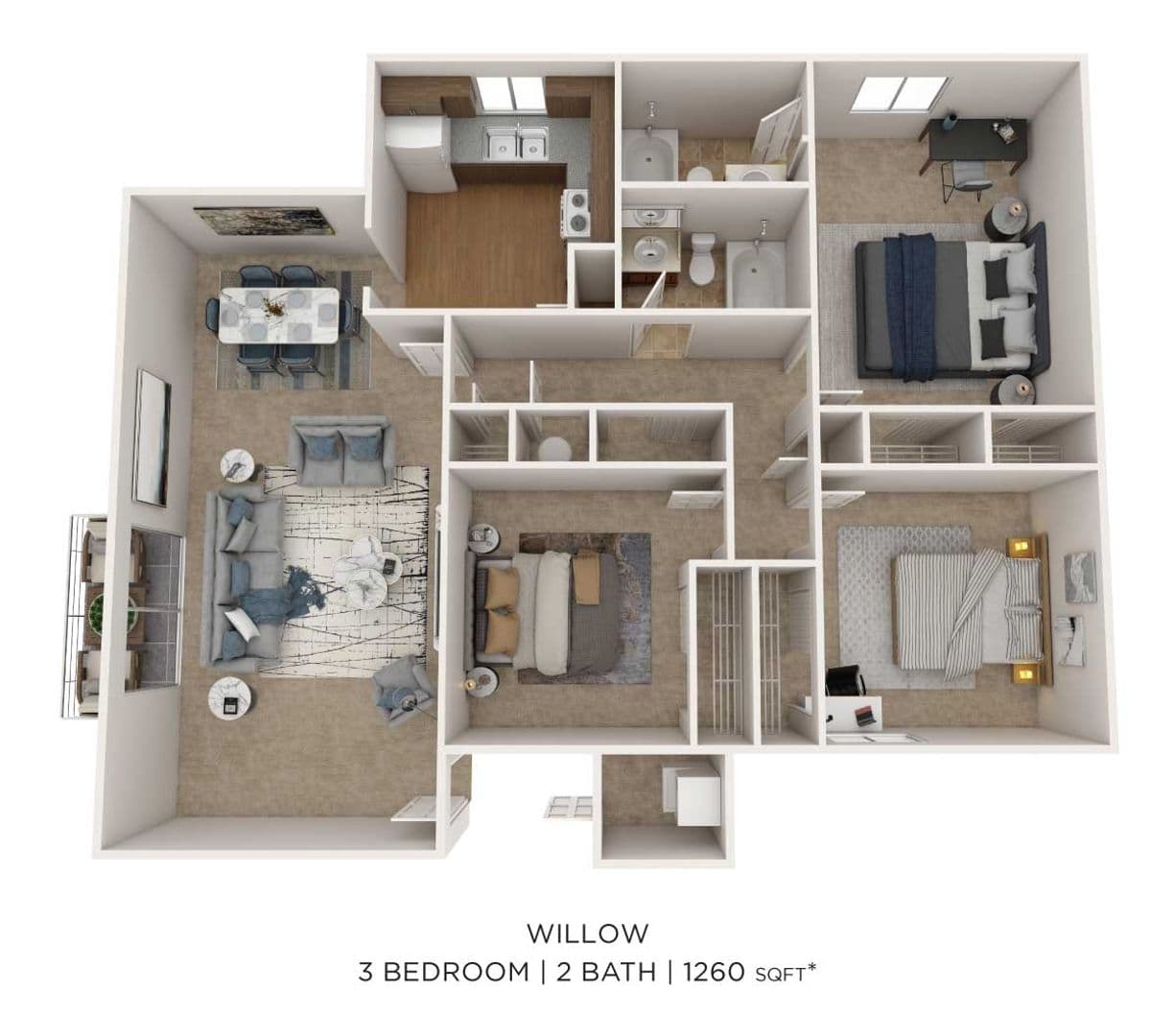 Macon Apartment: 3876 Northside Dr.