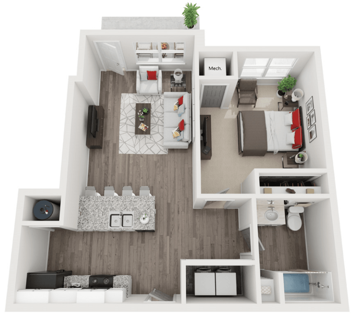 Lannon Apartment: 19400 Rock Pointe Way