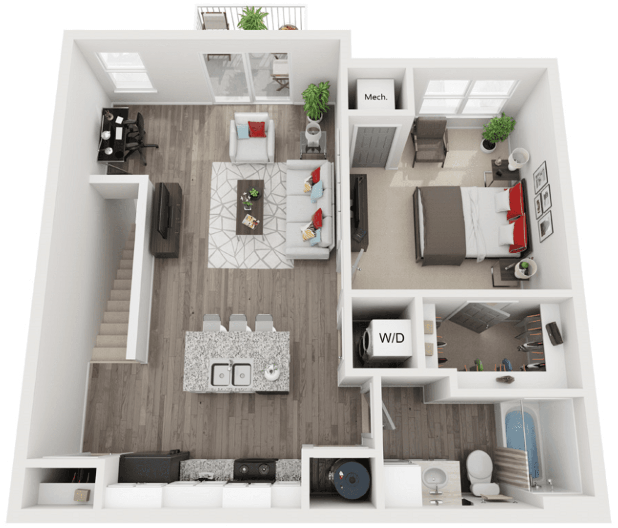 Lannon Apartment: 19400 Rock Pointe Way