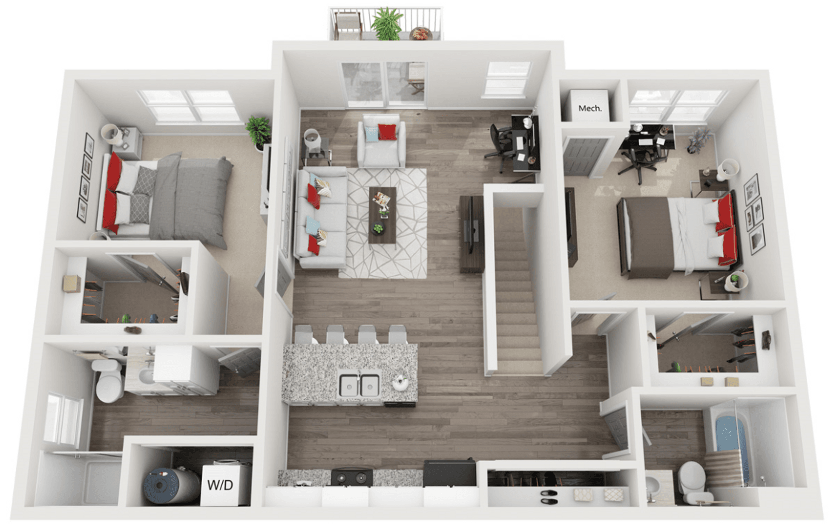 Lannon Apartment: 19400 Rock Pointe Way