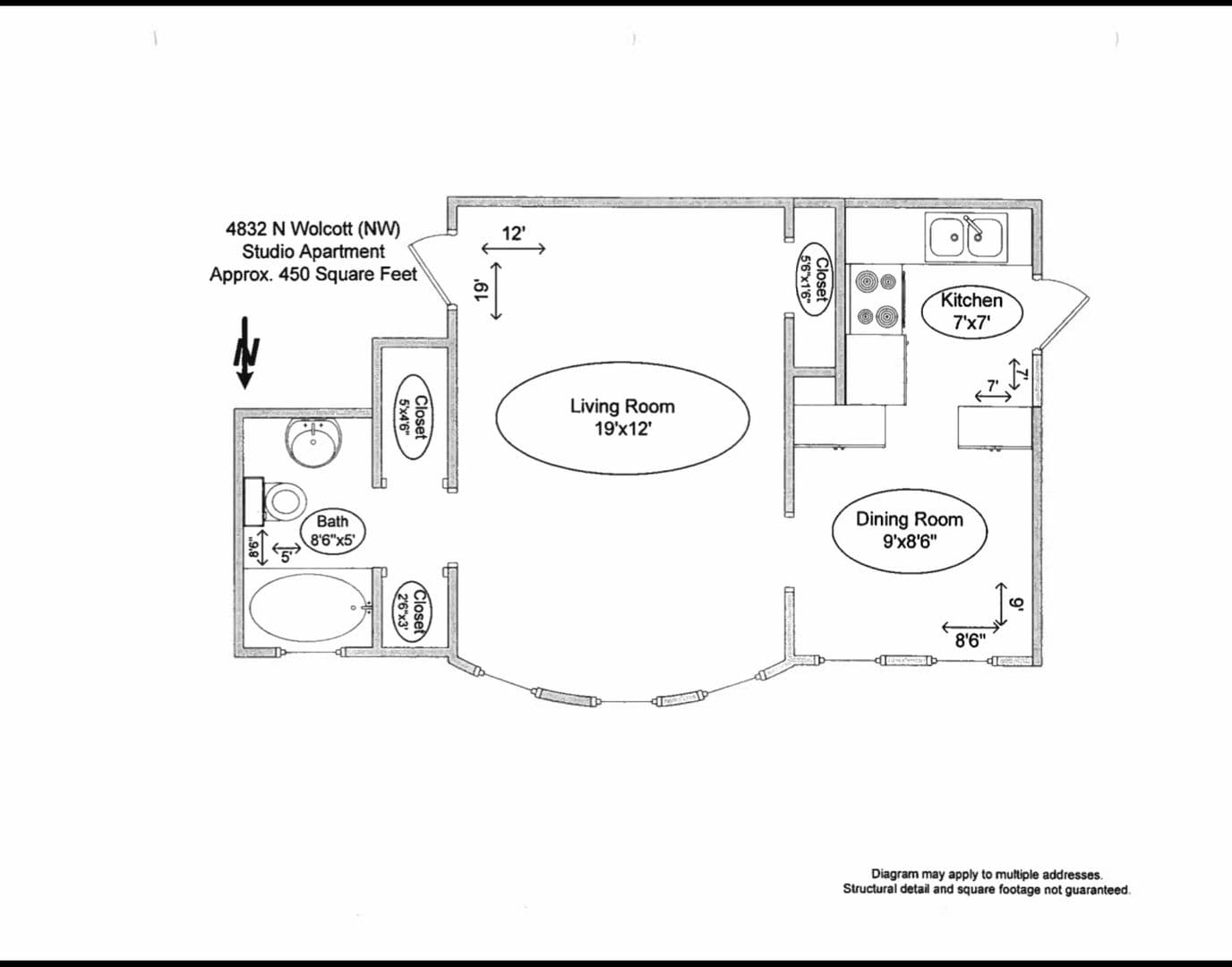 Chicago Apartment: 4830-34 N. Wolcott Ave.